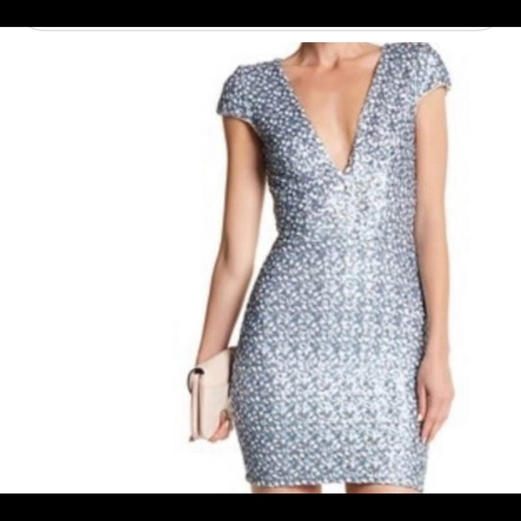 zoe sequin minidress